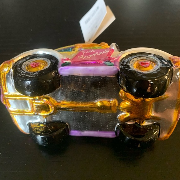 Christopher Radko “Bridal Bug” Just Married VW Beetle Ornament. NWT - Picture 5 of 8